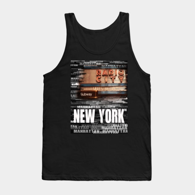 new york Tank Top by martian